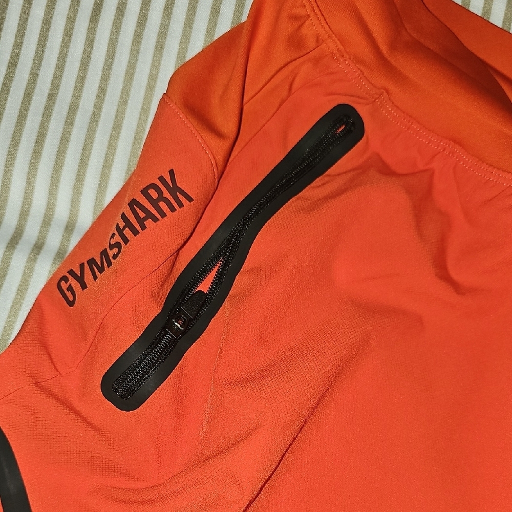 Gymshark Orange Shorts with Black Details - Picture 4 of 4